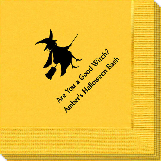 Flying Witch Napkins